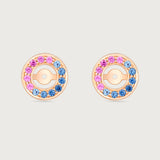The Halos Sunset in 18K Rose Gold
