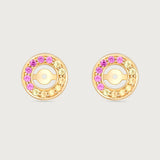 The Halos Sunrise in 18K Yellow Gold