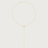 The Anima Diamond Eye Necklace in 18K Yellow Gold