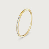 The Ortus Bracelet Diamond and Yellow Sapphire in 18K Yellow Gold