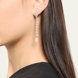 8 Way Diamond Drop Earrings