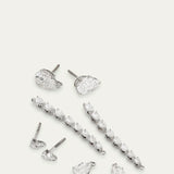 8 Way Diamond Drop Earrings