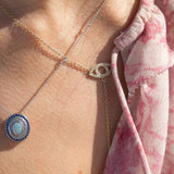 The Anima Diamond Eye Necklace in 18K Yellow Gold