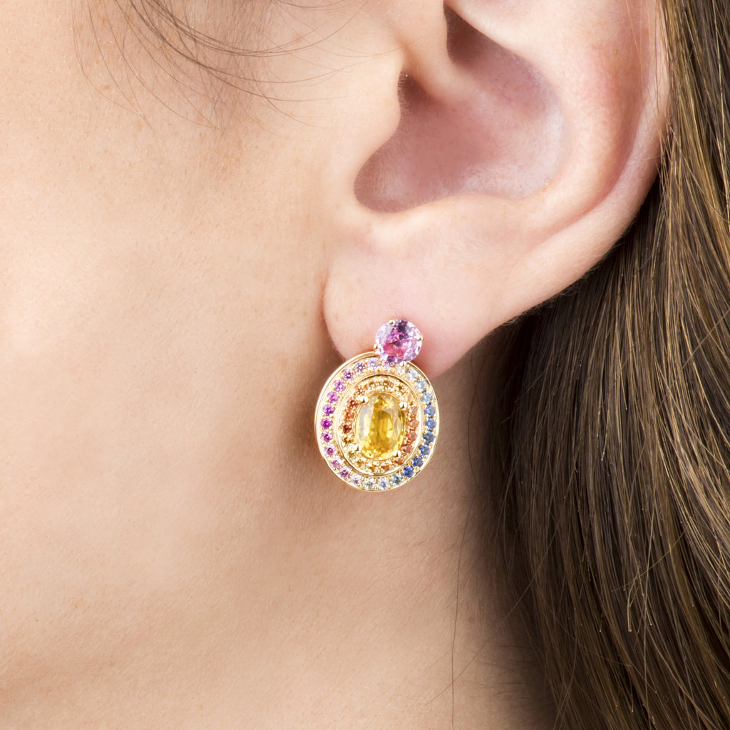 Pendants for Mimì FreeVola earrings in rose gold, pearls and diamonds