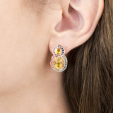 The Halos Sunrise in 18K Yellow Gold