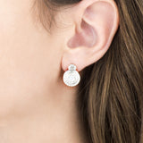 Studs Diamond In 18k White Gold