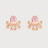 The Octopus Pink Sapphire Halo