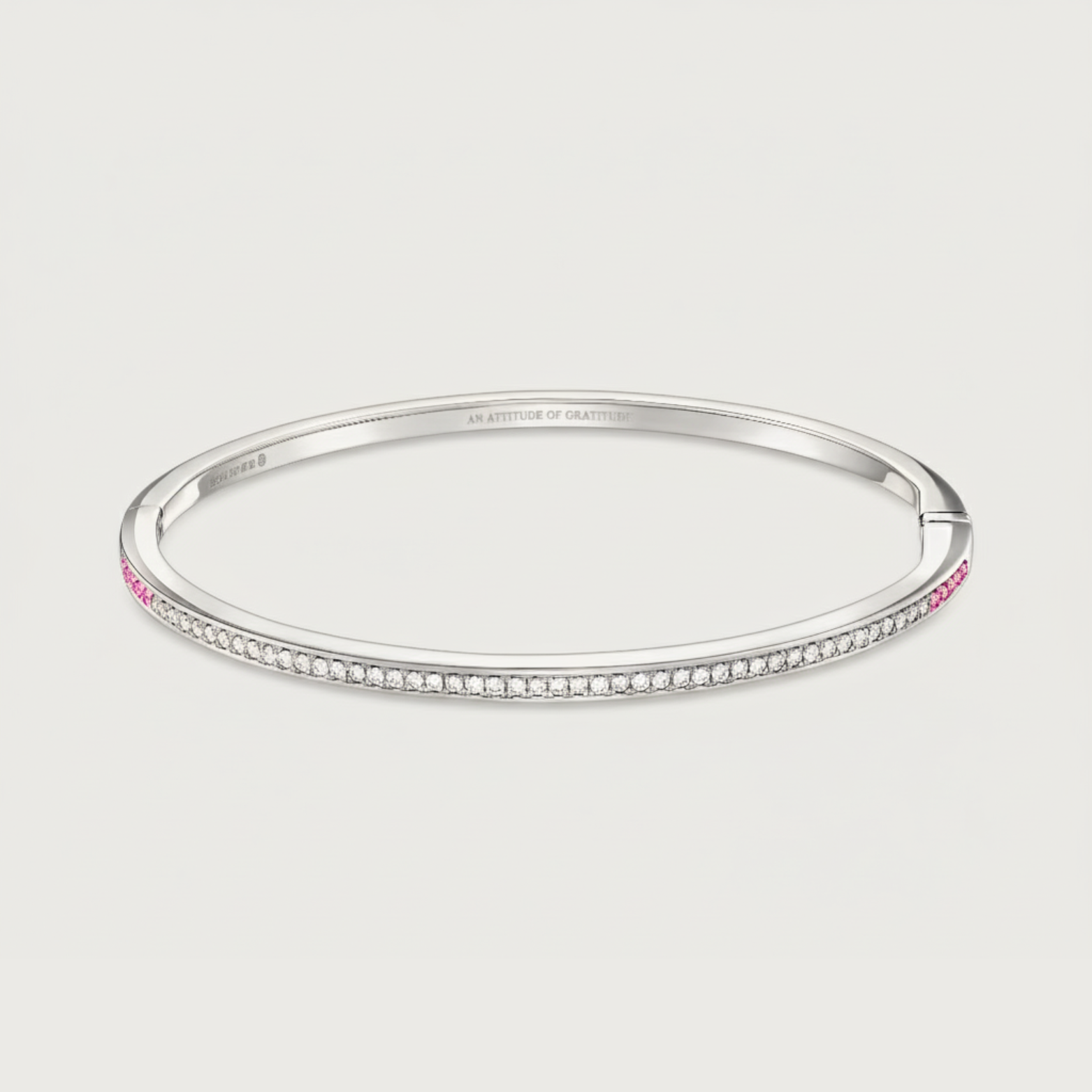 The Journey Bracelet Diamond and Pink Sapphire