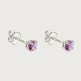 Studs Amethyst