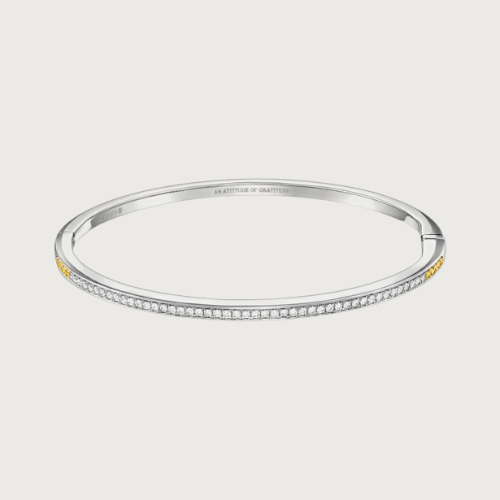 The Journey Bracelet Diamond and Yellow Sapphire