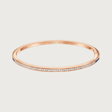 The Journey Bracelet Diamond and Blue Sapphire in 18K White Gold