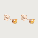 Studs White Opal
