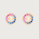 The Halos Sunset in 18K Rose Gold