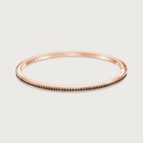 The Journey Bracelet Black Diamond in 18K Rose Gold