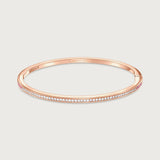 The Journey Bracelet Diamond and Pink Sapphire in 18K Rose Gold