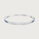 The Ortus Bracelet Diamond and Blue Sapphire in 18K White Gold