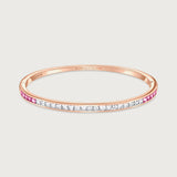 The Ortus Bracelet Diamond and Pink Sapphire in 18K Rose Gold