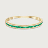 The Union Bracelet Emerald in 18K Yellow Gold