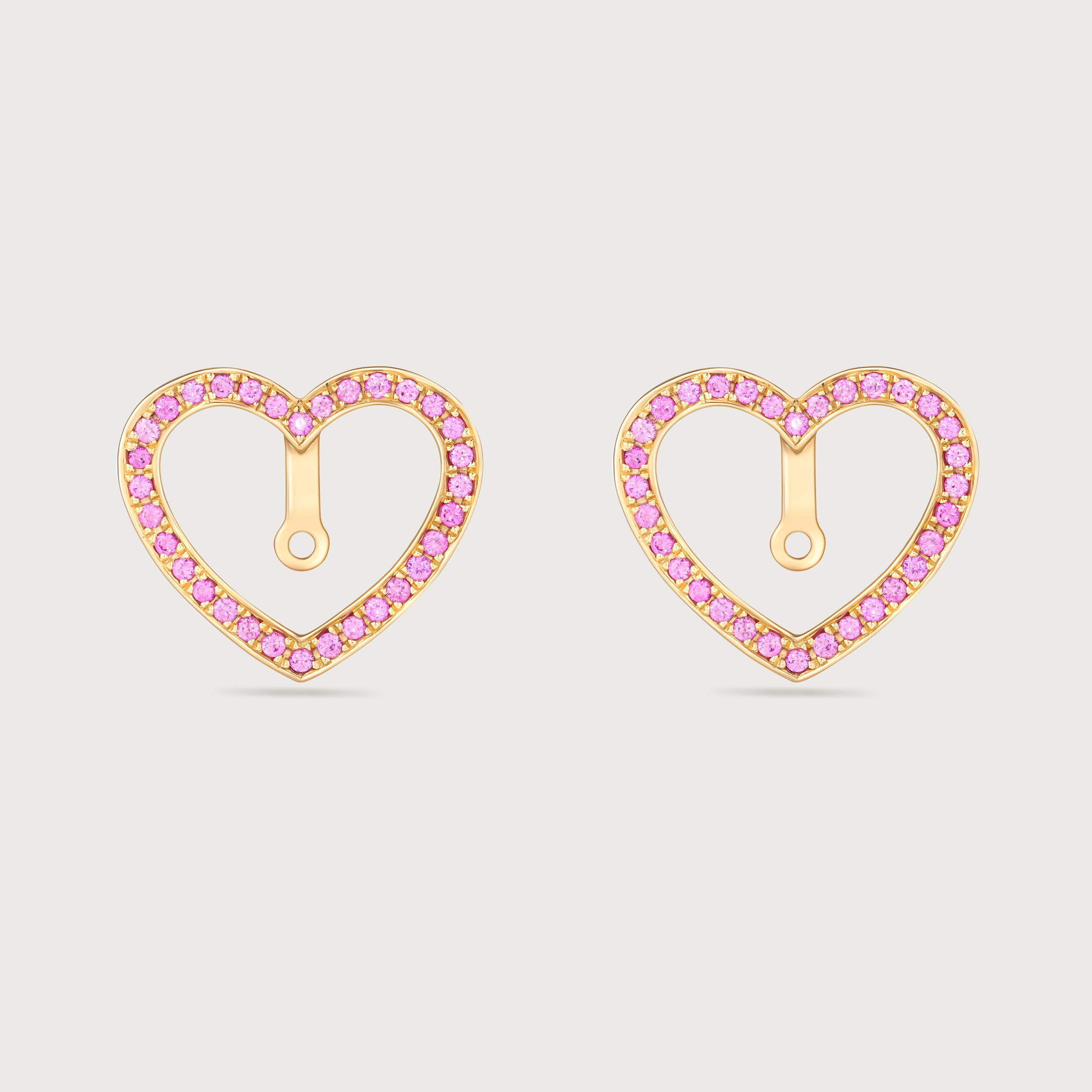 The Heart Halo Pink Sapphires