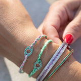 Macrame Eye Bracelet