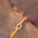 Macrame Eye Bracelet