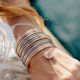 My Universe Necklace and Hand-Chain Pink Sapphire and Diamonds in 18K Rose Gold