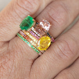 The Chroma Emerald Cocktail Ring