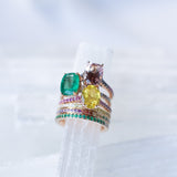 The Chroma Emerald Cocktail Ring
