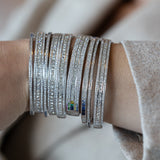 The Journey Bracelet Diamond and Blue Sapphire
