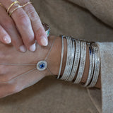 The Journey Bracelet Diamond and Blue Sapphire