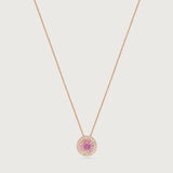 My Universe Necklace and Hand-Chain Pink Sapphire and Diamonds in 18K Rose Gold