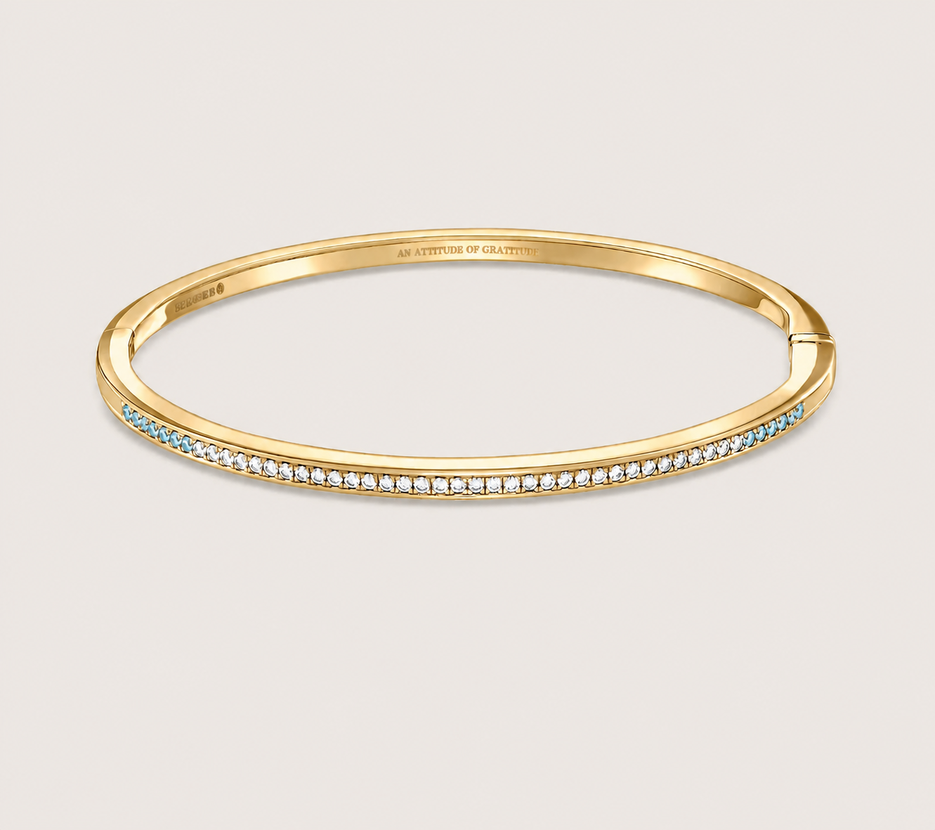 The Journey Bracelet Diamonds and Aquamarine