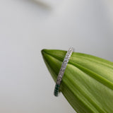The Journey Ring Diamond and Emerald in 18K Rose Gold