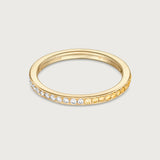 The Journey Ring Diamond and Yellow Sapphire