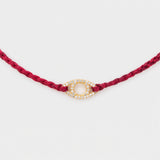 Macrame Eye Necklace