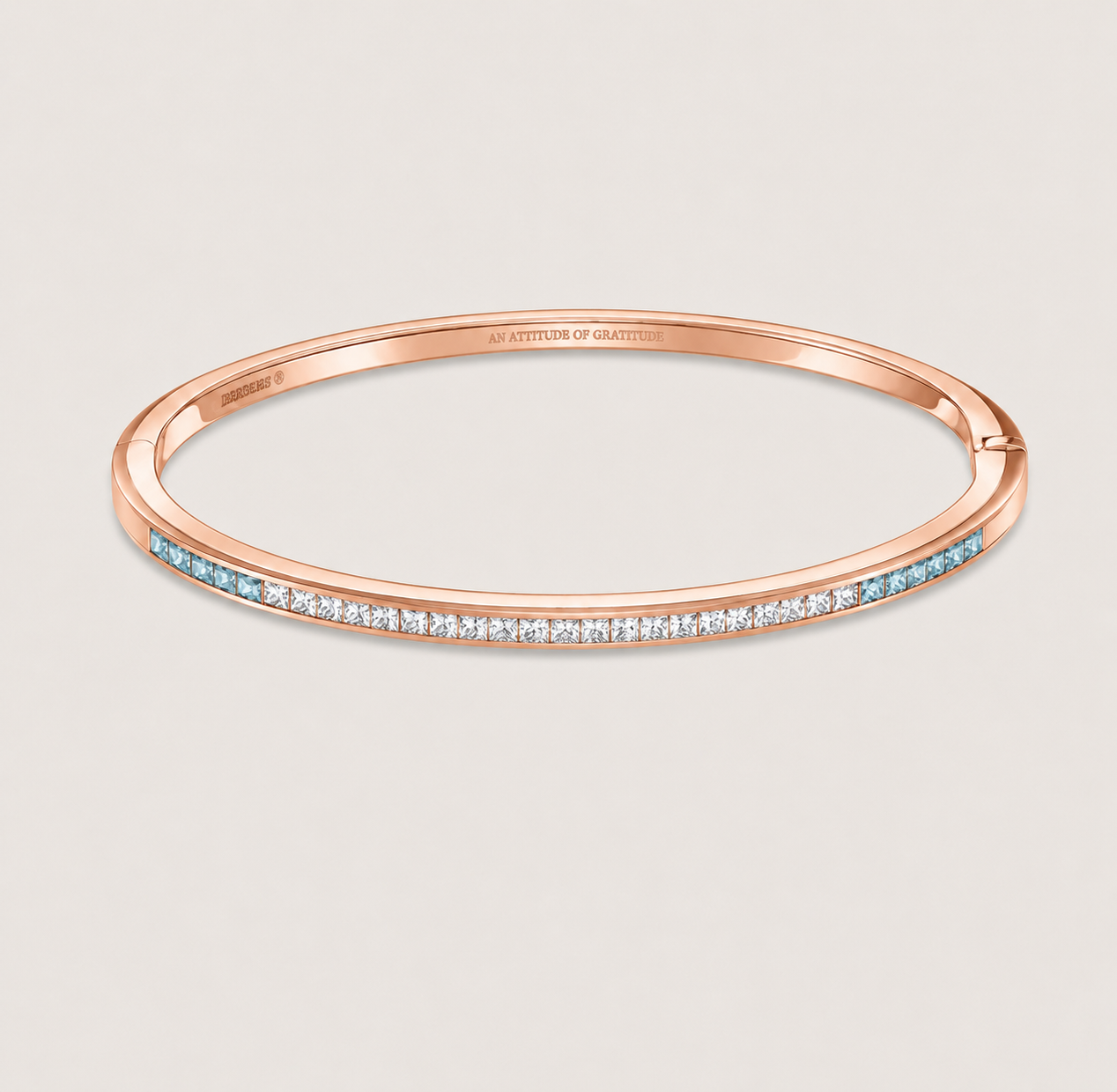 The Ortus Bracelet Diamonds and Aquamarine