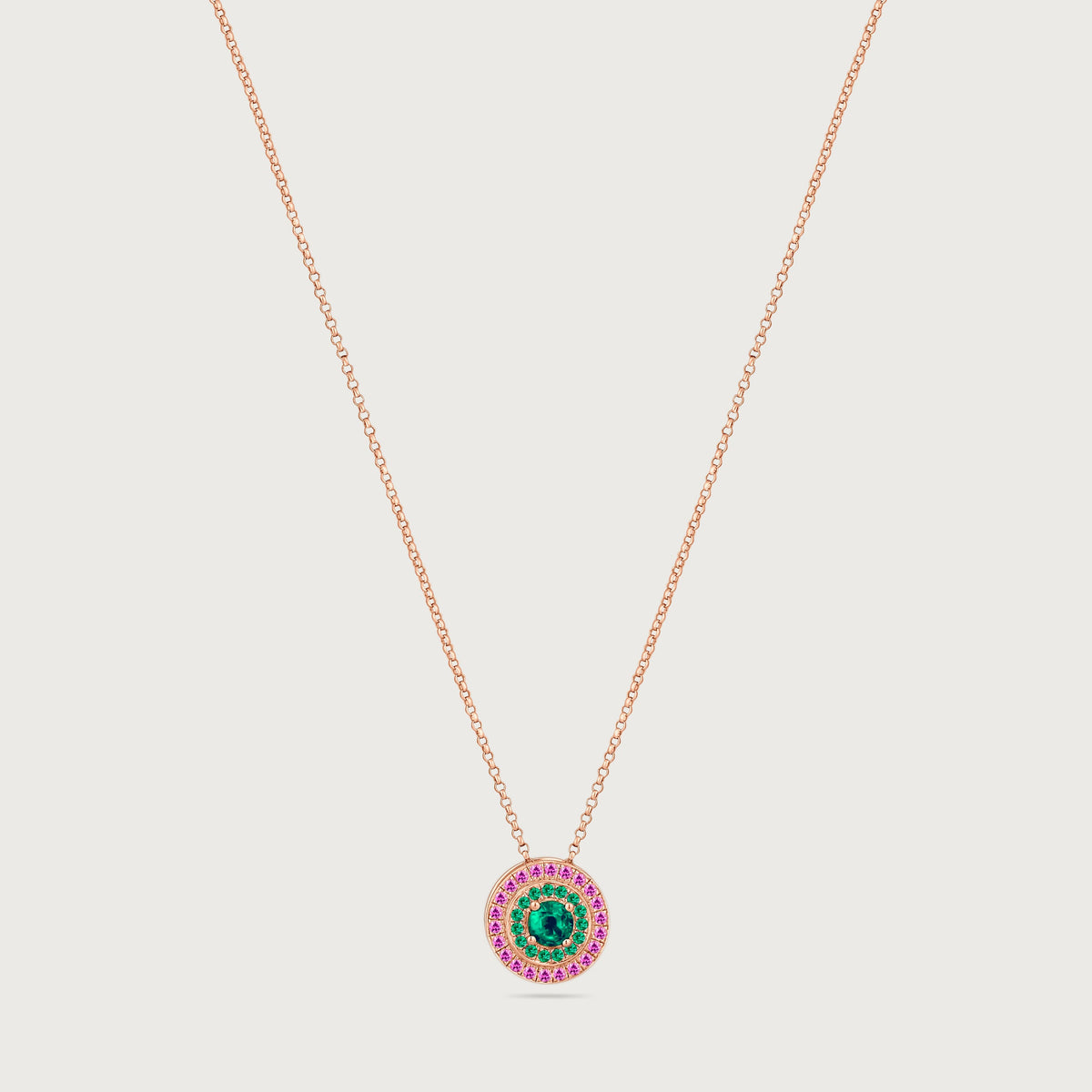 My Universe Necklace Hand Chain Emerald Sapphire