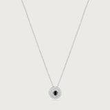 The Alice Black and White Diamond Sphère in 18K White Gold