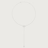 The Anima Diamond Eye Necklace in 18K  White Gold