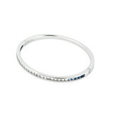 The Ortus Bracelet Diamond and Blue Sapphire in 18K White Gold