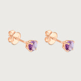 Studs Amethyst