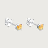 Studs White Opal