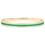 The Union Bracelet Emerald in 18K Yellow Gold