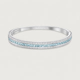 The Union Bracelet Aquamarine and Diamonds