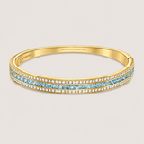 The Union Bracelet Aquamarine and Diamonds