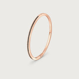 The Journey Bracelet Black Diamond in 18K Rose Gold