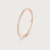 The Journey Bracelet Diamond and Pink Sapphire in 18K Rose Gold