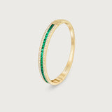 The Union Bracelet Emerald in 18K Yellow Gold