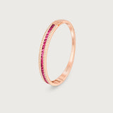 The Union Bracelet Ruby Diamonds in 18K Rose Gold