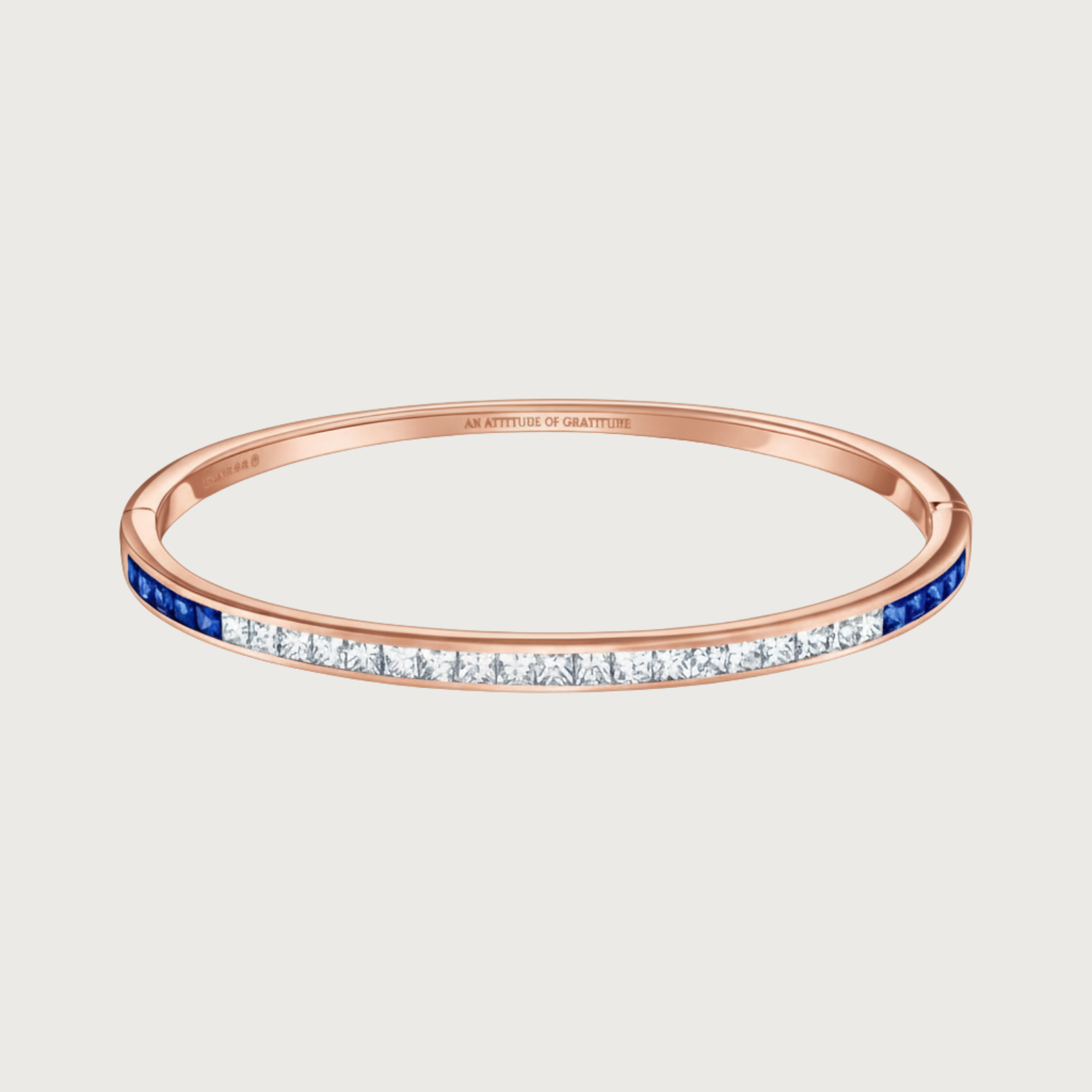 The Ortus Bracelet Diamond and Blue Sapphire